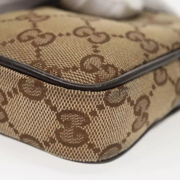 GUCCI GG Canvas Pouch Beige Auth - Picture 9 of 16